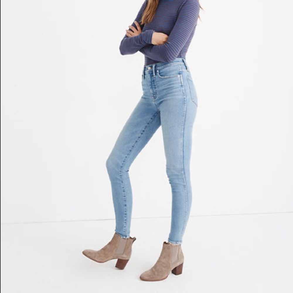 Madewell 10” high-rise skinny